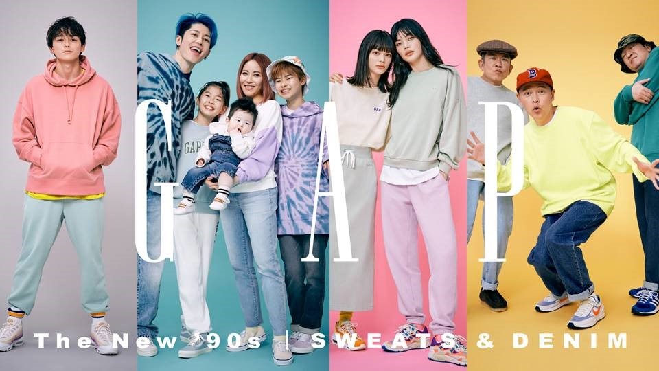 Gapが、MIYAVIファミリー、スチャダラパー、眞栄田郷敦、福士リナ